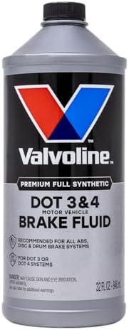 Valvoline DOT 3 & 4 Synthetic Brake Fluid, 32 oz