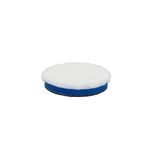 Maxshine 3" Universal Microfiber Polishing Foam Pad for Cutting – Ultra-Soft Microfiber with Hook & Loop – Compatible with DA & Rotary Polishers for Paint Correction & Heavy Cutting