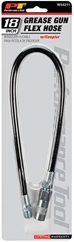 Performance Tool W54211 18 in. Grease Gun Flex Hose Extension