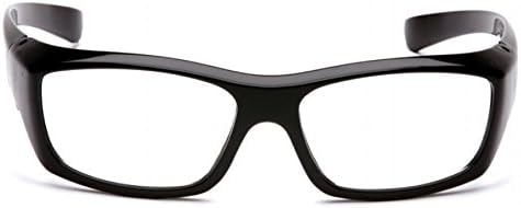 Pyramex Emerge Full Reader Safety Glasses SB7910D20 (3 Pair) (+2.0 Lens, Black Frame/Clear Lens)