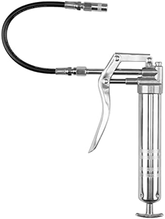 Workforce Mini Grease Gun, for 3 oz. Cartridges, 12 In. Flexible Extension, 4 In. Rigid Extension - L1305