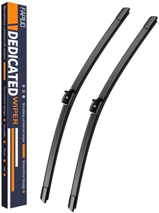Replacement for Mercedes-Benz C300 2015-2019,C43 AMG 2017-2019 Silent Wipers -FAPIUO Front Windshield Wipers 22"+22" Blade Set (2 Pack）