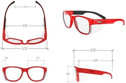 MAGID Gemstone Y50 Performance Anti-Fog Safety Glasses with Side Shields