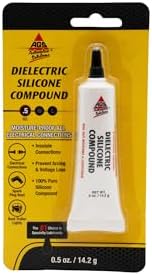 AGS Automotive Solutions Dielectric Silicone Grease – 0.5 oz Tube, Prevents Electrical Faults, Ensures Rust-Free Connections, Automotive Lubricant
