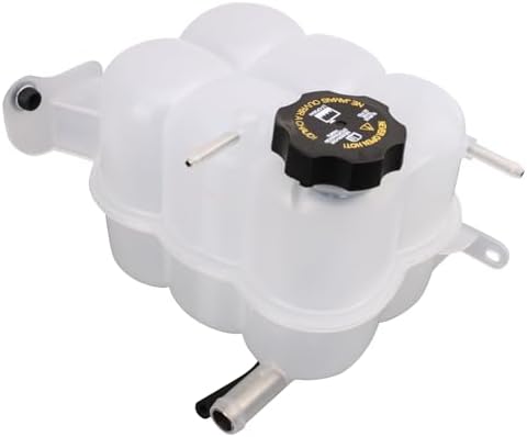 TRQ Radiator Coolant Reservoir Overflow Bottle with Cap