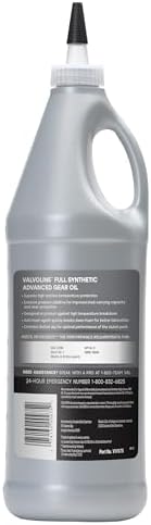 Valvoline Advanced Full Synthetic 75W-90 Gear Oil 1 QT