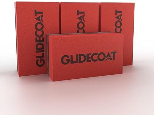 Glidecoat Ceramic Coating Applicator Sponges - Extremely Durable Ceramic Coating Applicator Pad for Detailing Cars, Boats, Motorcycles, RVs, and More - Smooth Application with No Wasted Product! (4)