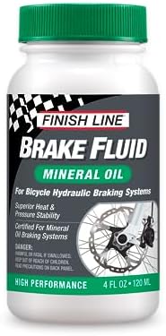 Finish Line Mineral Oil Bicycle Brake Fluid Low Viscosity 4 fl oz