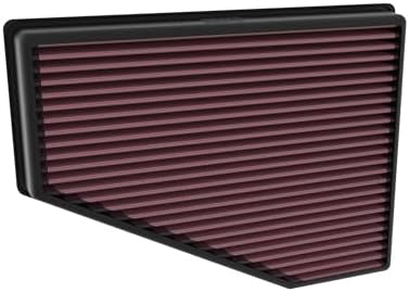 K&N High-Flow Original Lifetime Engine Air Filter: Increase Power: Premium, Washable: Compatible with 2021-2025 JEEP: Grand Cherokee, 33-5123
