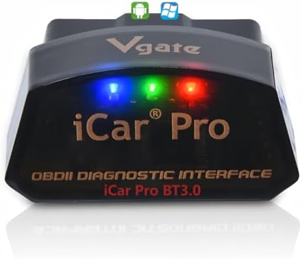 Vgate iCar Pro Bluetooth 3.0 OBD2 Scanner | Android Only – Not for iOS – Check Engine Light