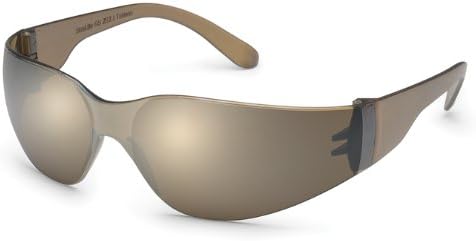 Gateway Safety 4680 UL-Certified StarLite Safety Glasses, Clear Lens, Clear Temple (Pack of 10)