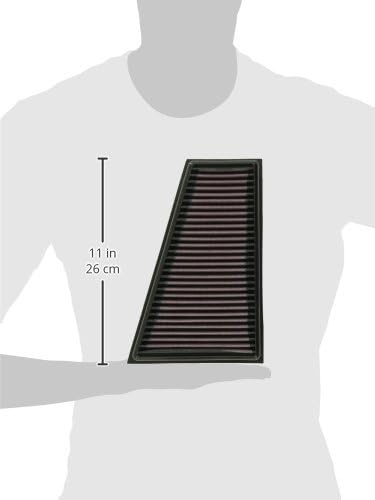 K&N High-Flow Original Lifetime Engine Air Filter: Washable, 33-2995