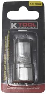 K Tool International Grease Gun Coupler Professional 4 Jaw