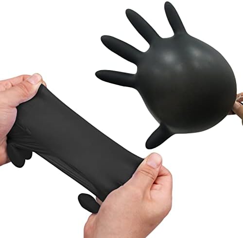 Wostar Nitrile Disposable Gloves Powder & Latex Free 4mil Touch Screen Disposable Non-Sterile Nitrile Exam Gloves