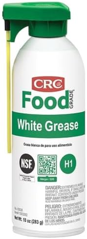 CRC Food Grade White Grease, 10 Wt Oz, 03038