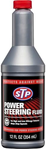 STP Power Steering Fluid, Protects Against Wear and Stops Squeels with all Power Steering Units, 12 Oz
