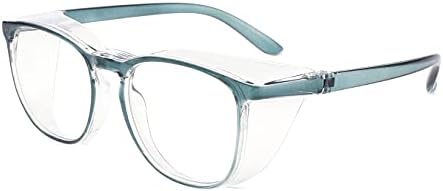 Alsenor Safety Glasses Anti Fog Goggles Protective Eyewear Blue Light Blocking Anti Dust UV Protection Glasses For Men Women (New-Blue)