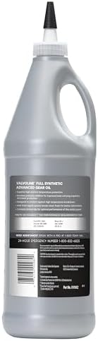 Valvoline Advanced Full Synthetic 75W-140 Gear Oil 1 QT