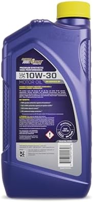 Royal Purple (06130-6PK API-Licensed Heavy Duty SAE 10W-30 High Performance Synthetic Motor Oil - 1 Quart, (Case of 6)