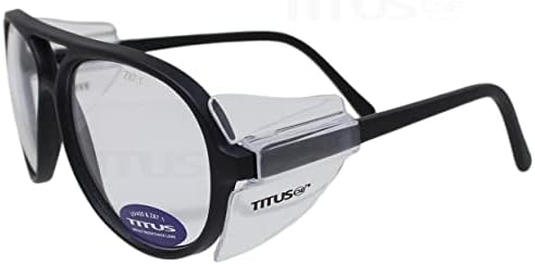 TITUS G35 Retro Aviator Z87 DOT ANSI CE Approved Safety Glasses