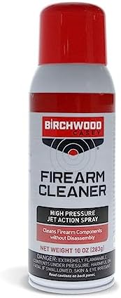 Birchwood Casey Fast-Acting Easy-to-Use Gun Cleaner Action Spray for Gun Cleaning and Maintenance, 10 OZ Aerosol