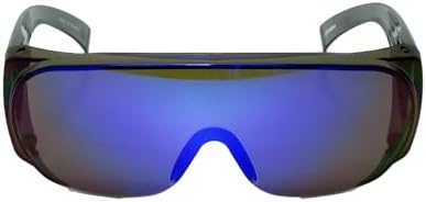 Calabria Fit Over Safety Glasses | Polarized Sunglasses Over Glasses | Wrap Around Anti-Fog | Scratch Resistant | Unisex