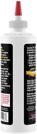Lucas Oil 10063 Engine Break in Oil Additive w/TB Zinc Plus - 16 Ounce