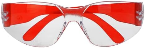 BISON LIFE Clear/Color Safety Glasses for Men & Women, ANSI Z87.1,144 Pack