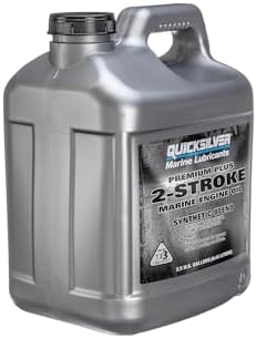Quicksilver 2-Stroke Premium Plus Synthetic Blend Marine Engine Oil, 2.5 Gallon