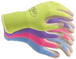 370 Nitrile Grip Coated Work Glove - Assorted Colors 4-Pack