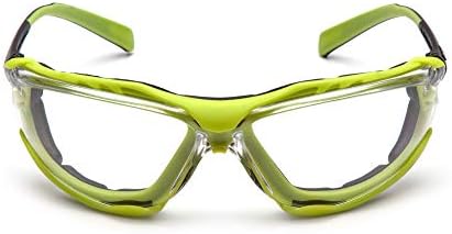 Pyramex Proximity Safety Glasses Eye Protection, Amber H2X Anti-Fog