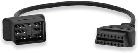 OBD2 Adapter Fit for Toyota 17 Pin OBD1 to 16 Pin OBD2 Diagnostic Cable