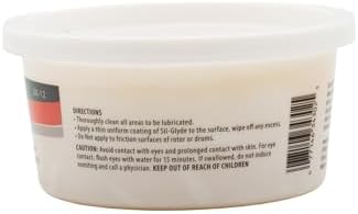 AGS Automotive Solutions SIL-Glyde 12 oz Tub Silicone Based Brake Assembly Lubricant for Eliminating Disc Brake Squeal - Moisture Proof, Heat Resistant, Rust and Corrosion Protector