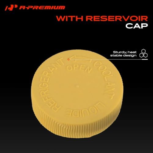 A-Premium Engine Coolant Overflow Recovery Reservoir Tank [W/Cap & Tubing]