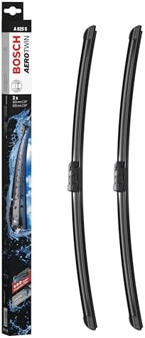 BOSCH 3397009825 AeroTwin Wiper Blades - Set of 2 (24" & 24") Top Lock 19mm