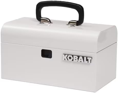 K.balt Retro Portable Mini Toolbox White Steel Tool Box