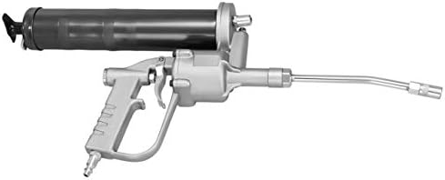 PROLUBE Hi-Power Air Operated Grease Gun | 14-Ounce Capacity | 6,000 PSI | 6-inch Steel Extension & Coupler | 1/8” NPT Threads (43362)