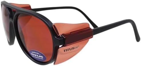 TITUS G35 Retro Aviator Z87 DOT ANSI CE Approved Safety Glasses