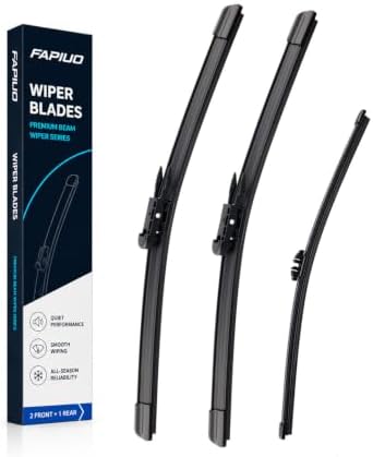 17"+17"+8" Front and Rear Windshield Wiper Blades Replacement for Ford Bronco 2021-2025, Pinch Tab (Set of 3)