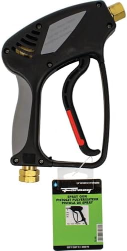 Forney 75180 Pressure Washer Accessories, Spray Gun, 12 GPM, 3/8-Inch FNPT Inlet, 1/4-Inch FNPT Outlet, 4,000 PSI