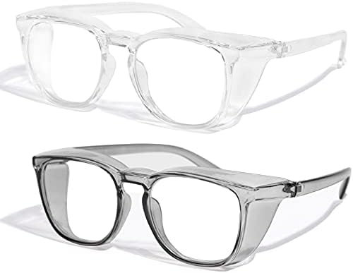 Safety Glasses Anti Fog Clear Blue Light Blocking Eye Protection Nurse Goggles for Women Men