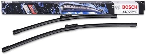 BOSCH 3397007296 AeroTwin Wiper Blades - Set of 2 (24" & 20") Top Lock 19mm