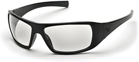 Pyramex Goliath Safety Eyewear Black Frame Clear Anti Fog Lens