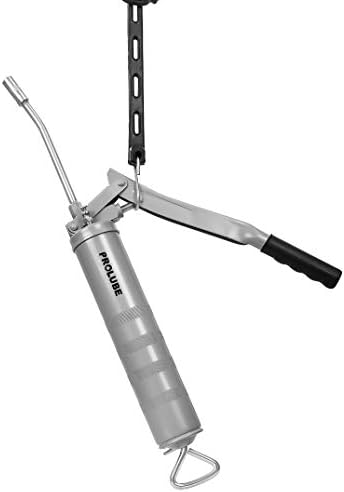 PROLUBE Standard Duty Lever Grease Gun | 6,000 PSI | 14-Ounce Capacity | 6-inch Steel Extension & Coupler (42502)