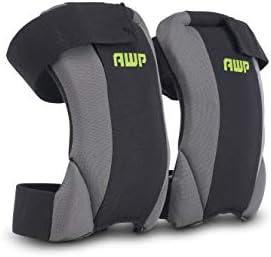 AWP Work Knee Pads, One Size, 1 Pair, Low-Profile Fabric Cap