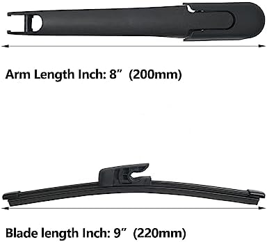 Rear windshield wiper blades for Hyundai Veloster 2012-2017
