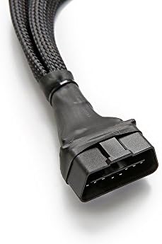 bbfly-B6 OBD2 Splitter OBDII Extension Cable Adapter (1FT/30CM) (5Pack)
