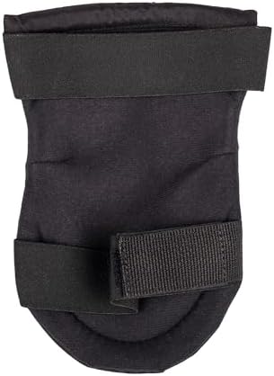 ALTA 50400 AltaFLEX Knee Protector Pad, Black Cordura Nylon Fabric, AltaGrip Fastening, Hard Cap, Long, White