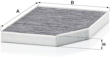 MANN-FILTER CUK 30 007 Cabin Air Filter with Activated Carbon
