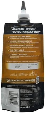 Valvoline FlexFill Extended Protection Full Synthetic 75W-90 Gear Oil 1 QT Pouch